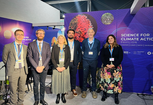 La délégation d'Université Côte d'Azur à la COP29 sur le Pavillon Science for Climate Action