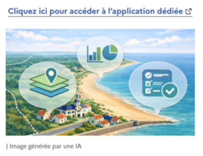 Une vue sur un littoral généré par l'IA