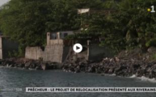 Un constat flagrant de l'érosion du littoral - vue sur une propriété