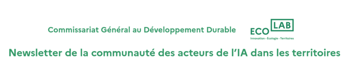 Newsletter de la communauté des acteurs de l'IA dans les territoires