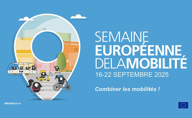 Semaine européenne de la mobilité du 16 au 22 septembre 2025 : Combiner les mobilités ! #MobilityWeek